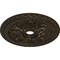 Ekena Millwork Bordeaux Deluxe Ceiling Medallion (Canopies up to 4"), 23 5/8"OD x 3"ID x 2"P, Stone Hearth Crackle CM23BOSHC - alternate 2